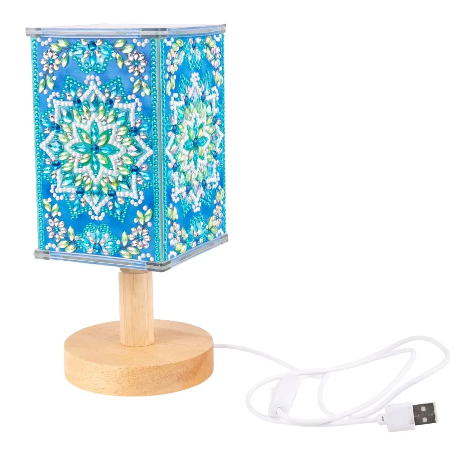 "Mandala" Crystal Art LED Lamp