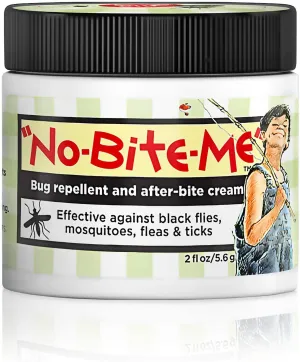 SALLYEANDER No-Bite-Me Natural Bug Repellent & anti Itch Cream - Safe for Kids and Infants - Repels Mosquitoes, Black Flies, Fleas, and Ticks - 2 Oz