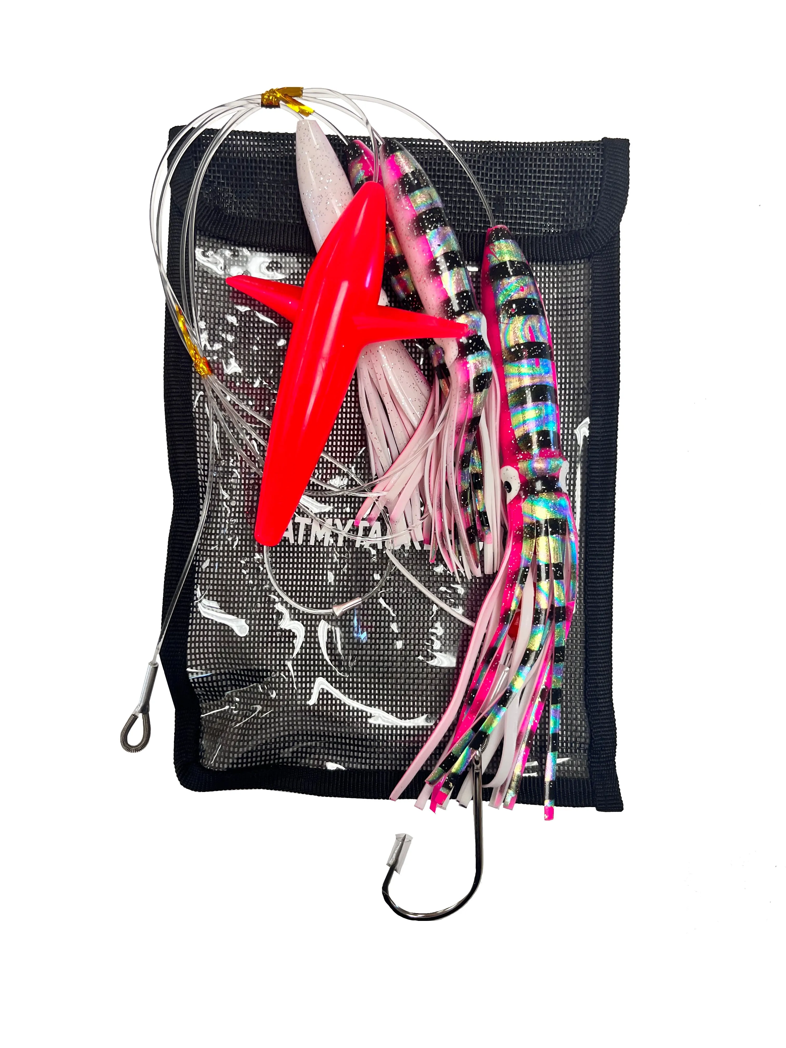 Squid Daisy Chain with Bird Teaser - Included Lure Bag